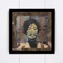 Charger l&#39;image dans la galerie, liberté  masque  photo  Hong-Kong  street art  carré
