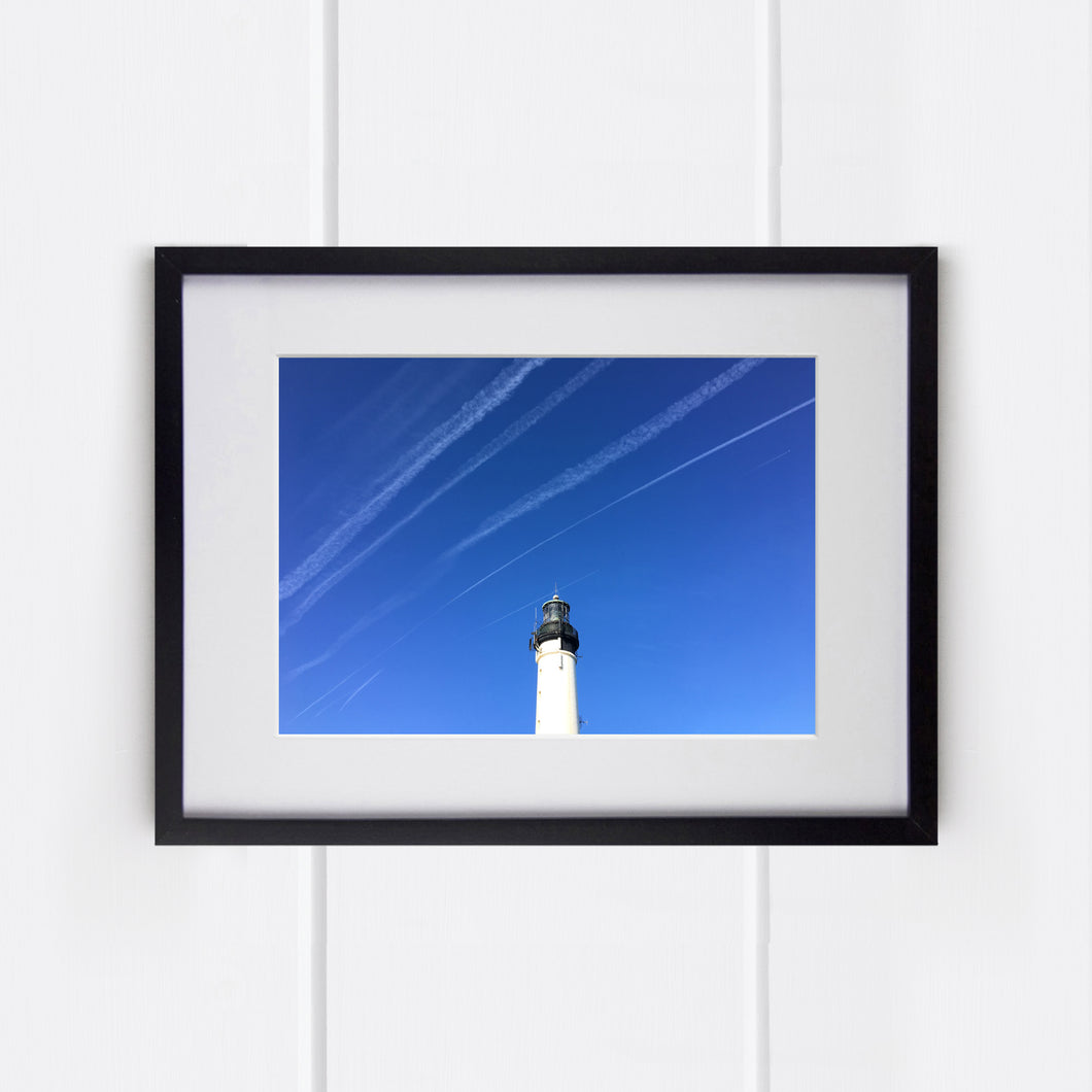 Le phare et le ciel bleu - Biarritz
